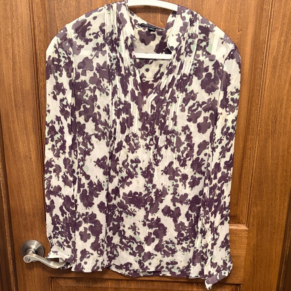 Banana Republic, sheer blouse